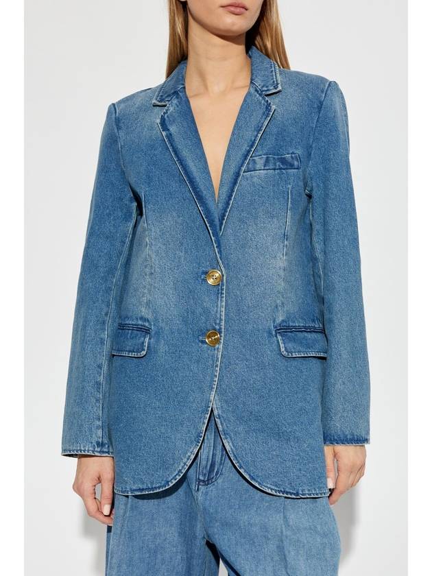 Michael Michael Kors Denim Blazer, Women's, Blue - MICHAEL KORS - BALAAN 3