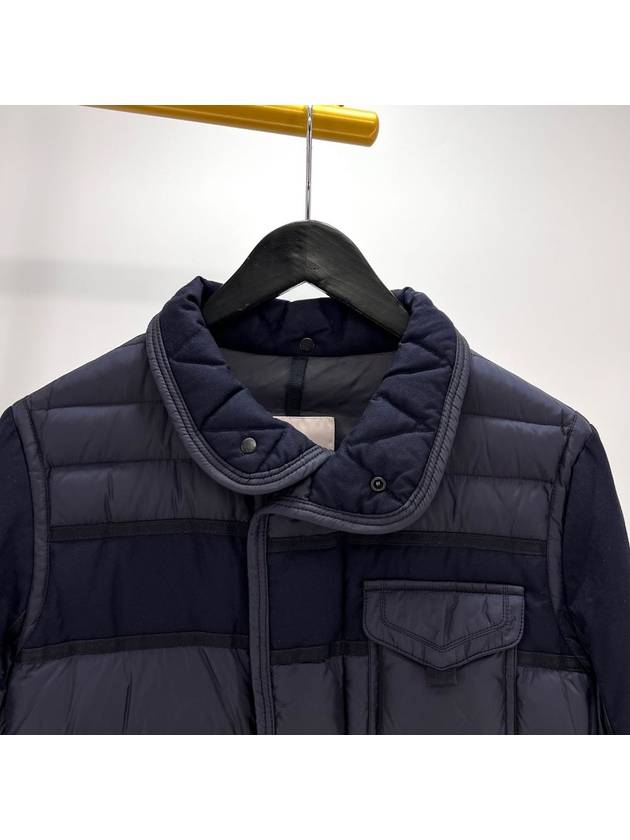 Wappen Patch Padded Jumper Navy Size 1 - MONCLER - BALAAN 6