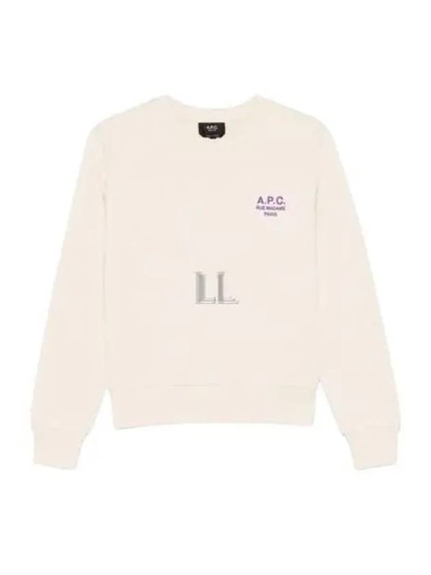 Rue Madame Cotton Sweatshirt Beige - A.P.C. - BALAAN 2