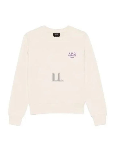 Rue Madame Cotton Sweatshirt Beige - A.P.C. - BALAAN 2