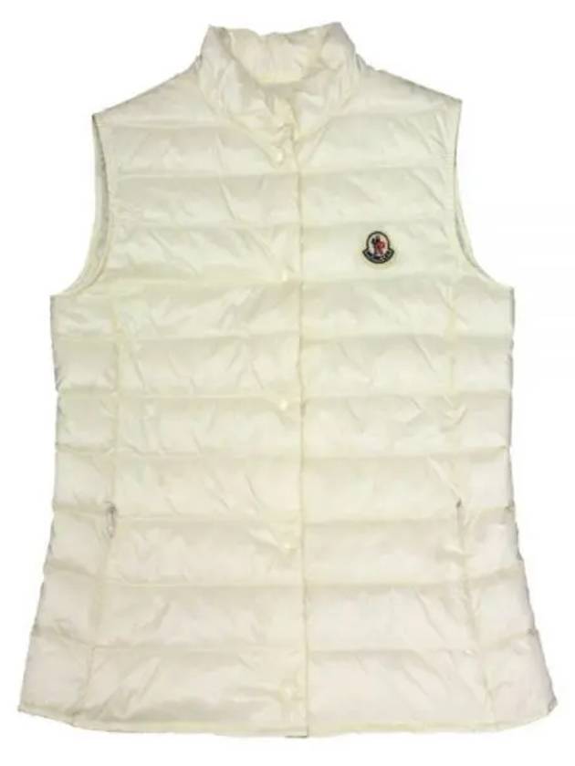 24 1A10200 53048 034 Liane logo patch padded vest - MONCLER - BALAAN 1