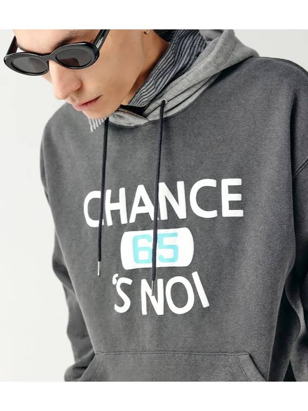 Unisex BAMXHD Basket Sweat Hoodie Mix Charcoal - CHANCE'S NOI - BALAAN 8