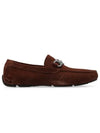 Gancini Ornament Driving Shoes Brown - SALVATORE FERRAGAMO - BALAAN 2