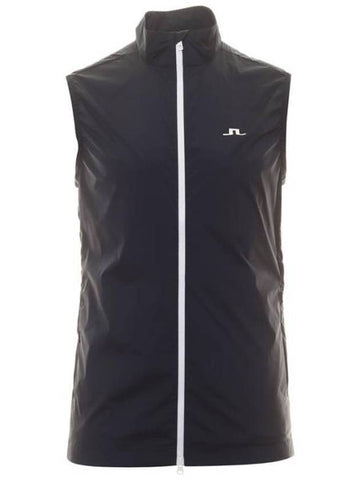 Men's Ash Light Packable Vest Navy - J.LINDEBERG - BALAAN 1