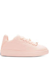 Box Leather Low-Top Sneakers Pink - BURBERRY - BALAAN 1