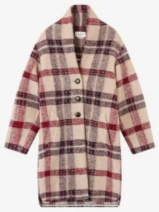 Gabriel Check Coat MA1297 22A012E 1235602 - ISABEL MARANT - BALAAN 1