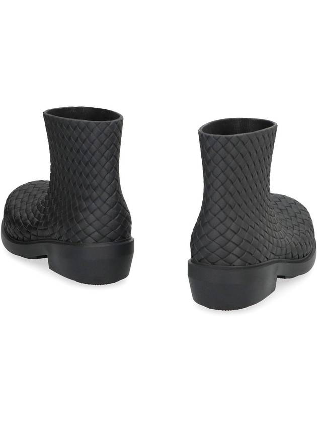 Fireman Rubber Rain Boots Black - BOTTEGA VENETA - BALAAN 5