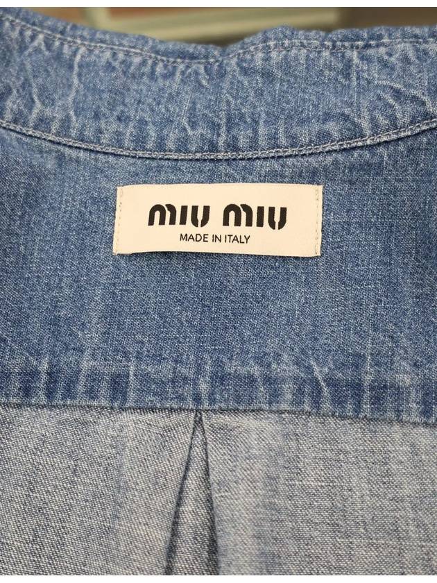 Chambray Shirt 36 GWC104 - MIU MIU - BALAAN 5