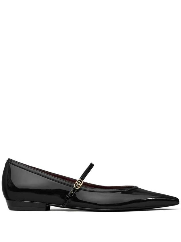 Double T Buckle Mary Jane Flats Black - TORY BURCH - BALAAN 1