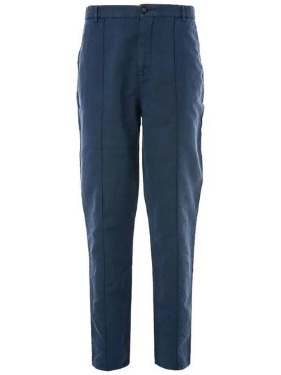 Gabardine Straight Pants Navy - BRUNELLO CUCINELLI - BALAAN 2