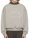 Bonded logo mock neck hoodie - FEAR OF GOD ESSENTIALS - BALAAN 1