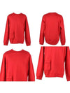 Shadow Project Pocket Sweatshirt Red - STONE ISLAND - BALAAN 7