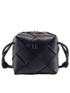 Cassette Intrecciato Mini Shoulder Bag Black - BOTTEGA VENETA - BALAAN 2