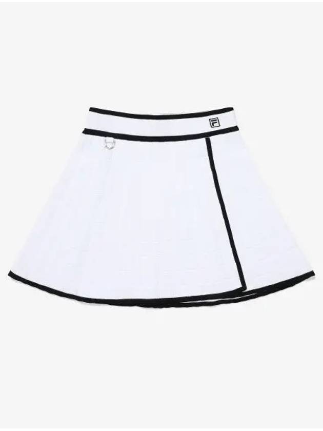 Knit pleated skirt FS2SKG2371FWHI - FILA - BALAAN 1