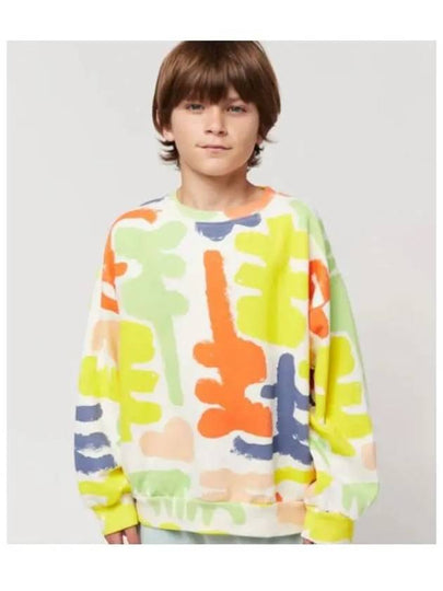 Kids Carnival All Over Sweatshirt Yellow - BOBO CHOSES - BALAAN 2