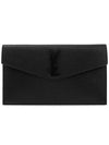 Uptown Grande Poudre Clutch Bag Black - SAINT LAURENT - BALAAN 2