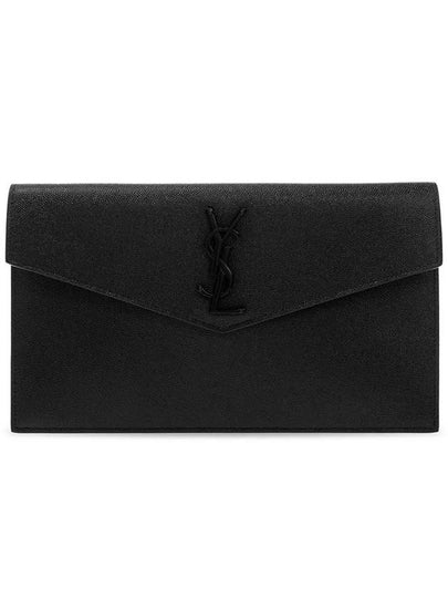 Uptown Grande Poudre Clutch Bag Black - SAINT LAURENT - BALAAN 2