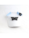 Men Women Golf Hat Faceted Sports Visor White New Logo - PXG - BALAAN 4