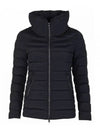 Women's New Bridge Goose Down Hoodie Padding Black - BURBERRY - BALAAN 2