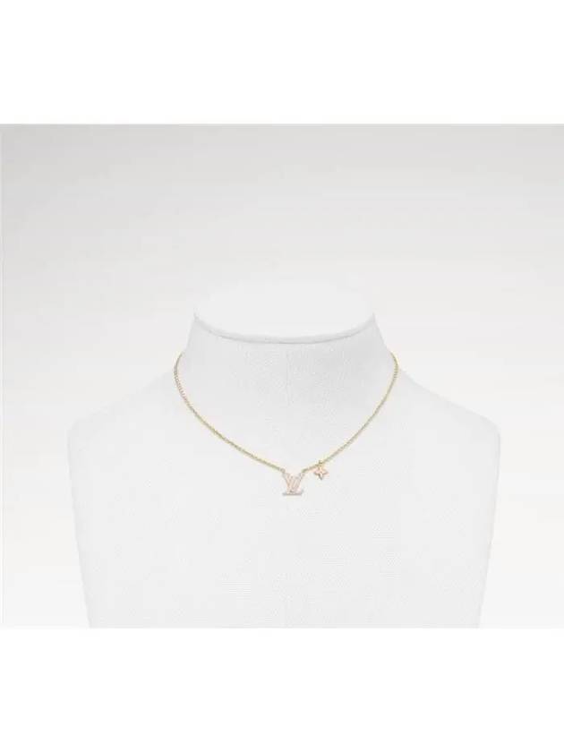 LV Iconic Enamel Necklace Gold - LOUIS VUITTON - BALAAN 3