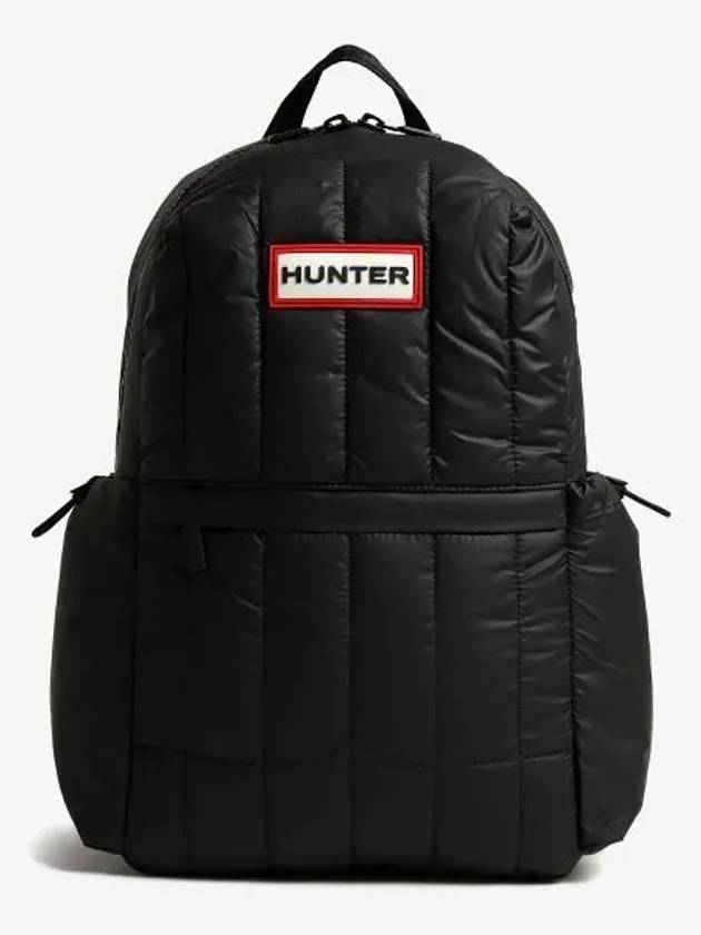 UNISEX Intrepid Puffer Large Backpack Black Red Box Logo - HUNTER - BALAAN 1