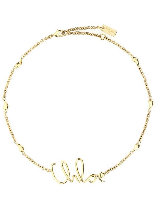 Logo Necklace Gold - CHLOE - BALAAN 2