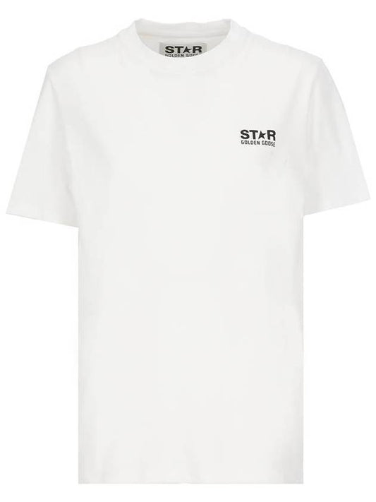 Star Logo Short Sleeve T-Shirt White - GOLDEN GOOSE - BALAAN 1