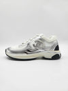 Fabric Laminated Low Top Sneakers Silver - CHANEL - BALAAN 4