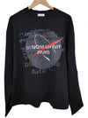 NUS19299 009 Logo Printing Sweatshirt Black - IH NOM UH NIT - BALAAN 2