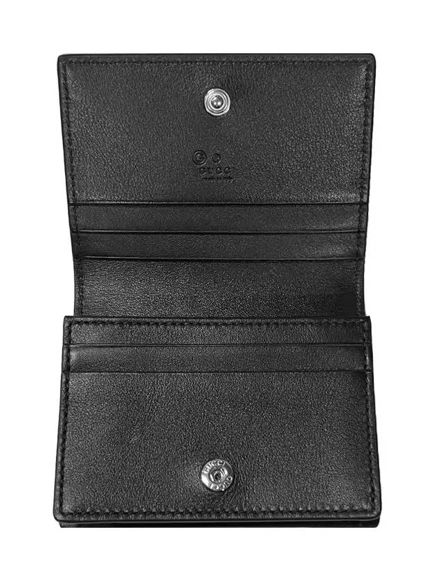 Microssima Bifold Card Wallet Black - GUCCI - BALAAN 5