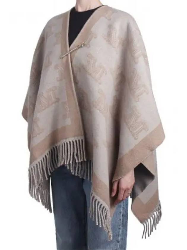 Studio Women s Fringe Cape Sand FRINESTD 006 270877 1119598 - MAX MARA - BALAAN 1