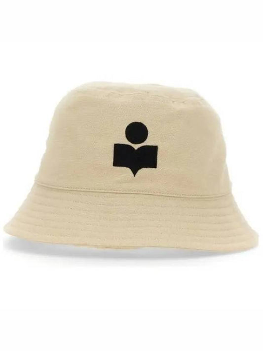 Haley Embroidered Logo Bucket Hat Ivory - ISABEL MARANT - BALAAN 2