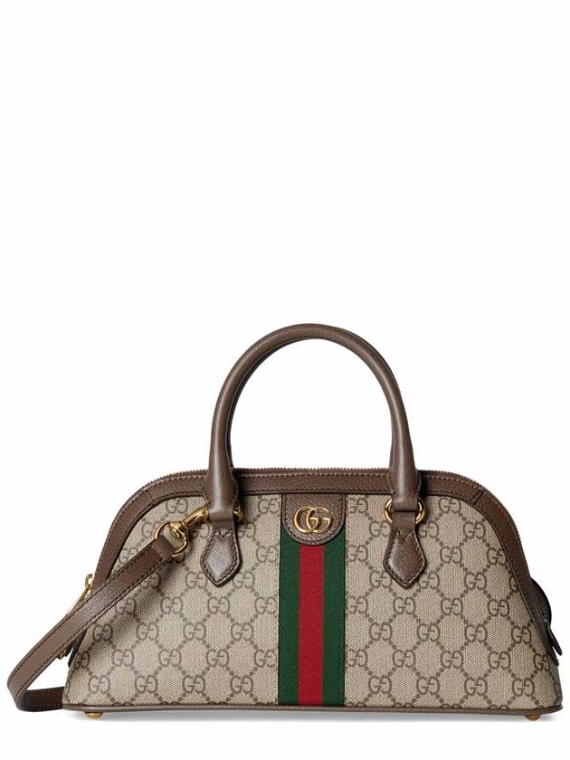 Ophidia Ebony GG Supreme Small Handle Tote Bag Beige Ebony - GUCCI - BALAAN 2