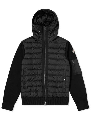 Men s Knit Zip up Padding 9B50800 A9340 999 - MONCLER - BALAAN 1