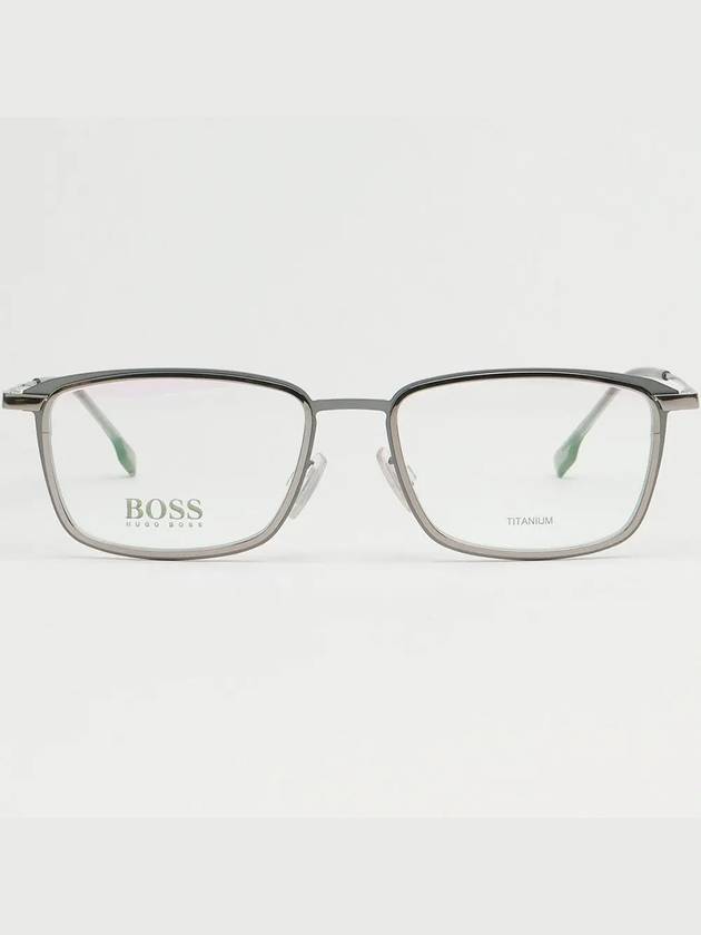 Hugo Boss titanium glasses frame BOSS1197 R81 lightweight square metal - HUGO BOSS - BALAAN 3