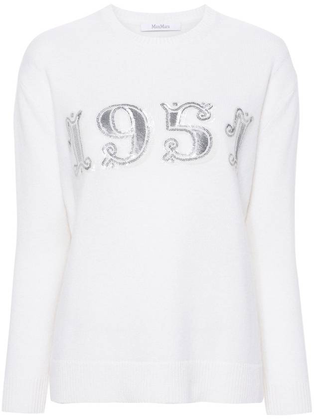 Plata knit top white - MAX MARA - BALAAN 2