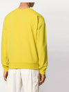 Men's Embossed Logo Reversible Sweatshirt Yellow - STONE ISLAND - BALAAN 4