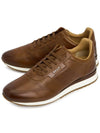 Asken Leather Low Top Sneakers Brown - BALLY - BALAAN 2