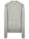 Baby Fox Patch Boxy Cardigan Light Grey Melange - MAISON KITSUNE - BALAAN 3