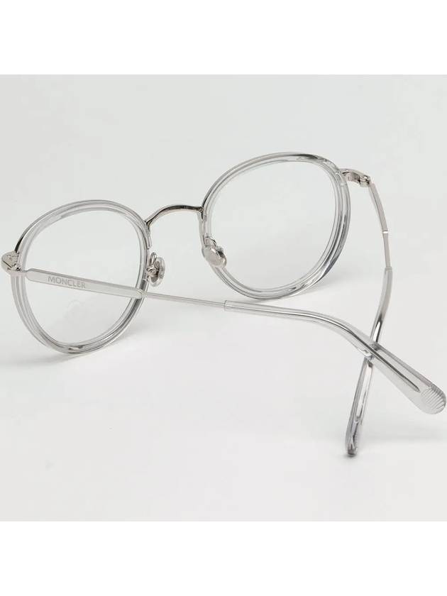 Eyewear Round Eyeglasses Grey - MONCLER - BALAAN 5