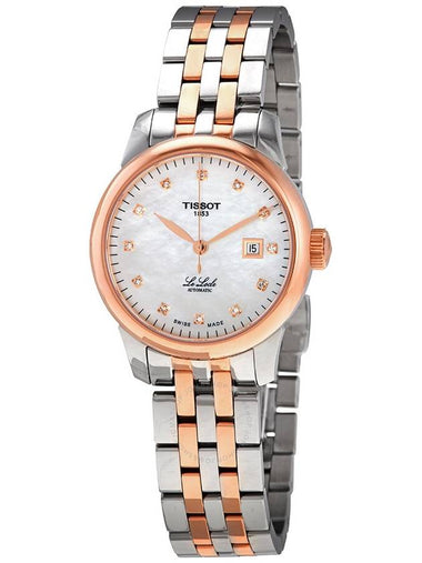 Tissot Le Locle Automatic Diamond Ladies Watch T006.207.22.116.00 - TISSOT - BALAAN 1