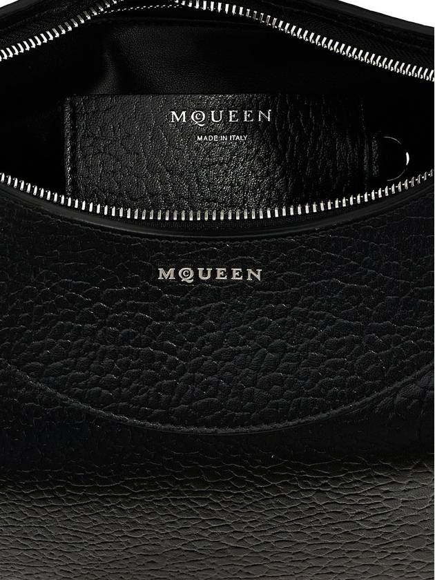 Alexander McQueen Black Leather Cross-Bar Top Handle Bag - ALEXANDER MCQUEEN - BALAAN 4