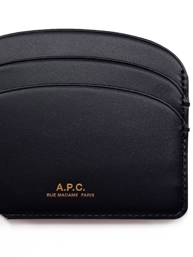 Demi Lune Card Holder Black - A.P.C. - BALAAN 6