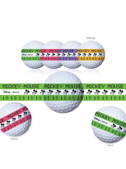 Golf Ball Disney Track Digiverse 360 3 Piece 1 Dozen 12 Balls - VOLVIK - BALAAN 2