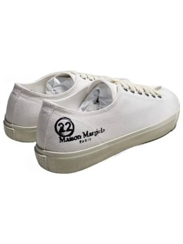 Tabi Canvas Low Top Sneakers White - MAISON MARGIELA - BALAAN 4