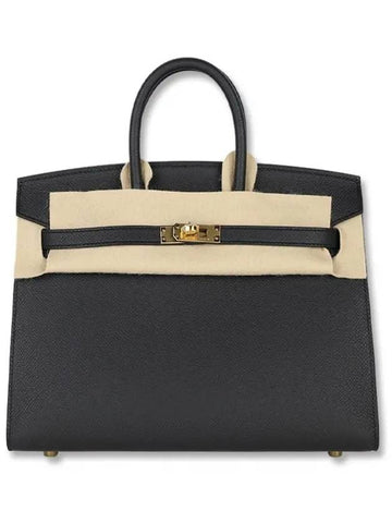 Black Absong Celie Birkin 25 Gold B - HERMES - BALAAN 1