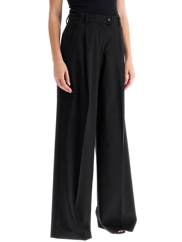 Bella oversized stretch wool wide pants black - MAX MARA SPORTMAX - BALAAN 3