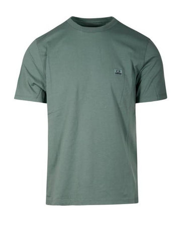 30/1 Jersey Logo Short Sleeve T-Shirt Green - CP COMPANY - BALAAN 1