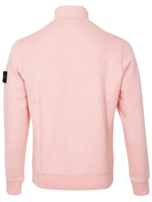 Wappen Patch Half Zip Up Sweatshirt Light Pink - STONE ISLAND - BALAAN 4