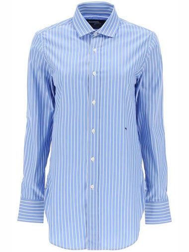 striped poplin shirt - HOMMEGIRLS - BALAAN 1